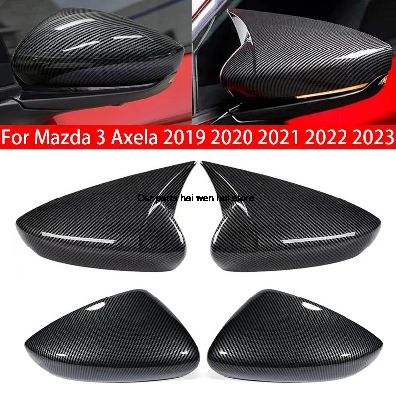 Custodia Specchietto Laterale Modello 3 In Fibra Di Carbonio Look Lucido – 2 Pezzi, Compatibile Tesla Model 3 (2019-2024) - 4