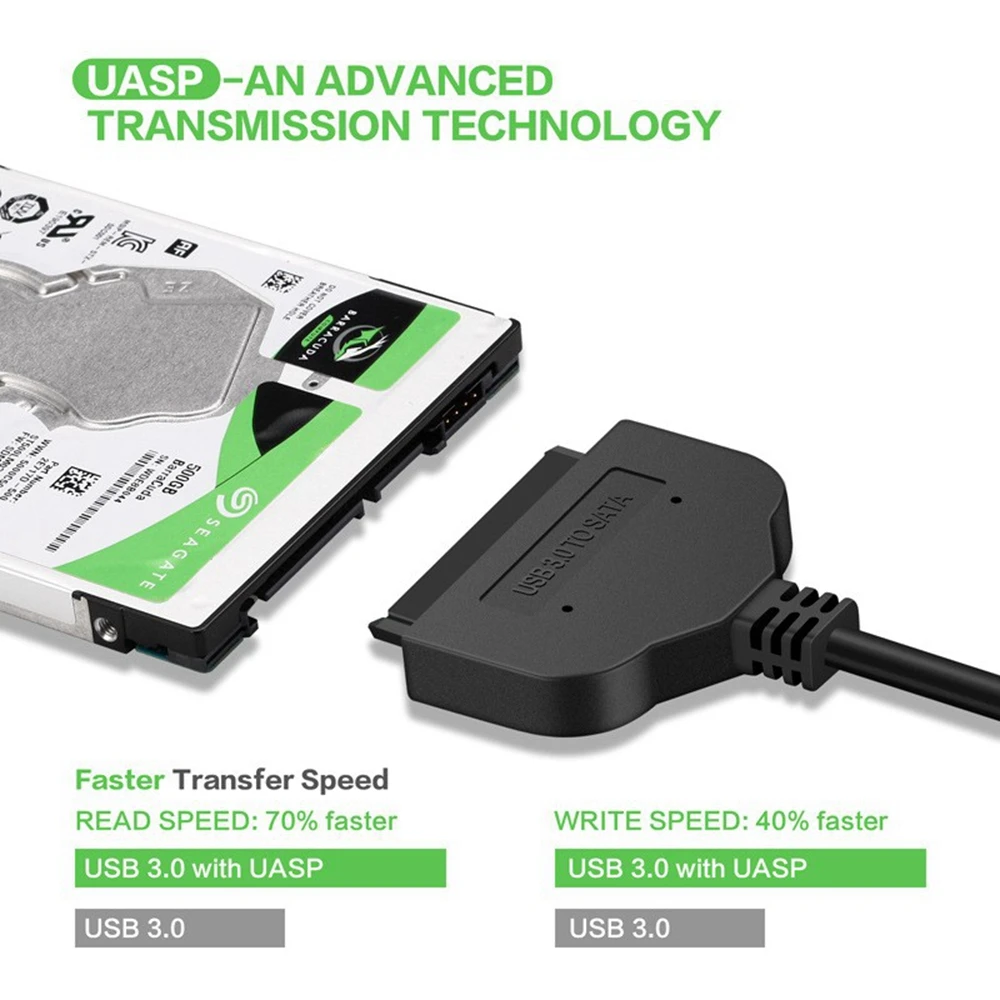 SATA-USB 3.0 ϵ ̺  ̺,  ̺ ̺, ܺ ̽, 2.5 ġ, 3.5 ġ, 15   ̺,  Ʈ