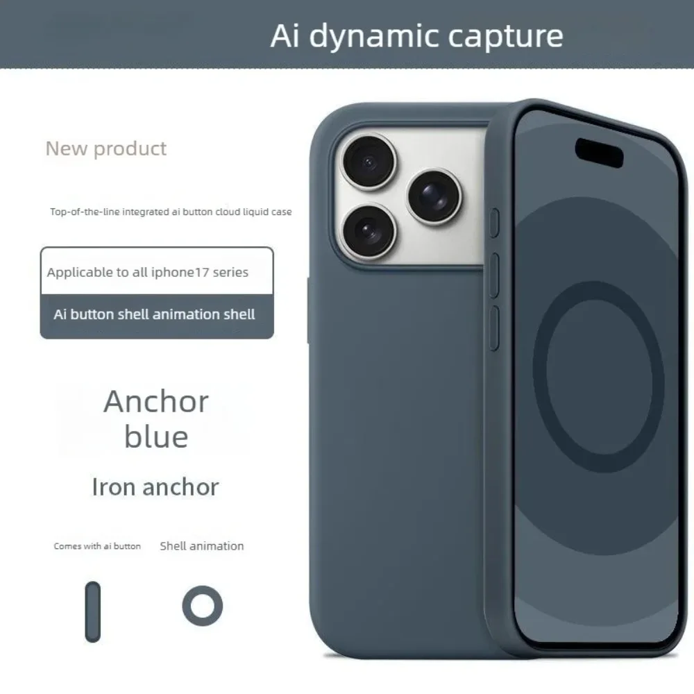 Premium Liquid Silicone Case with Magsafe Compatibility and Drop Protection