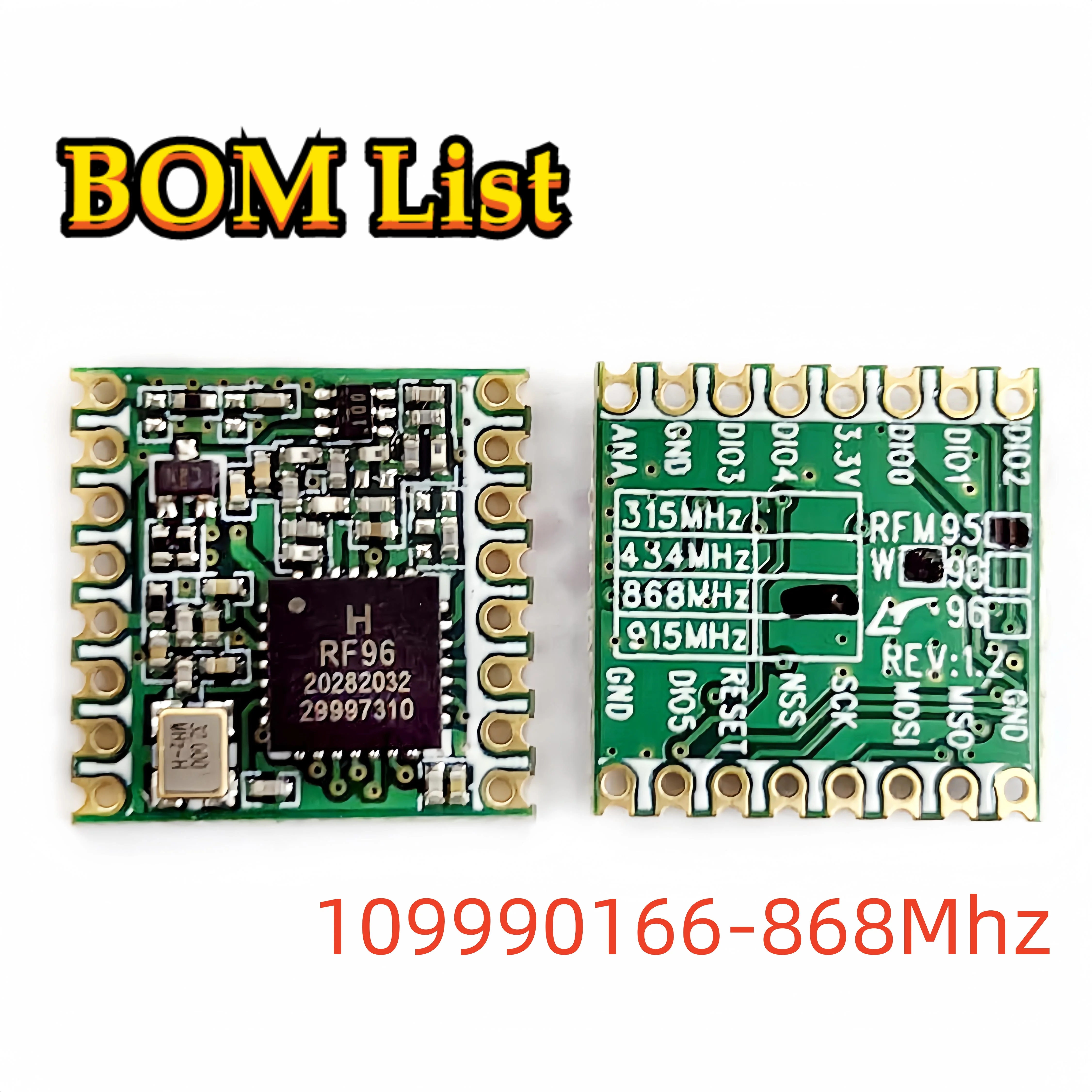 

10 шт. новый оригинальный 109990166 109990166-868 МГц 109990166-868S2 модуль приемопередатчика дальнего действия низкой мощности с поддержкой частоты 868 МГц