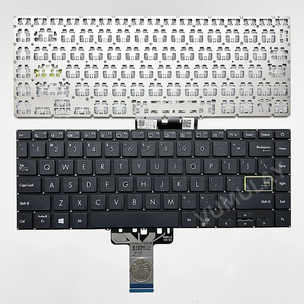 US/Latin/Spanish/RU Keyboard for ASUS Vivobook D413D D413DA X413EA