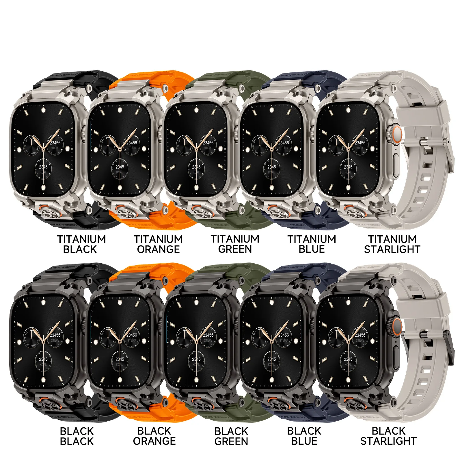 Deluxe Silicone Loop Bracelet with Metal Connector