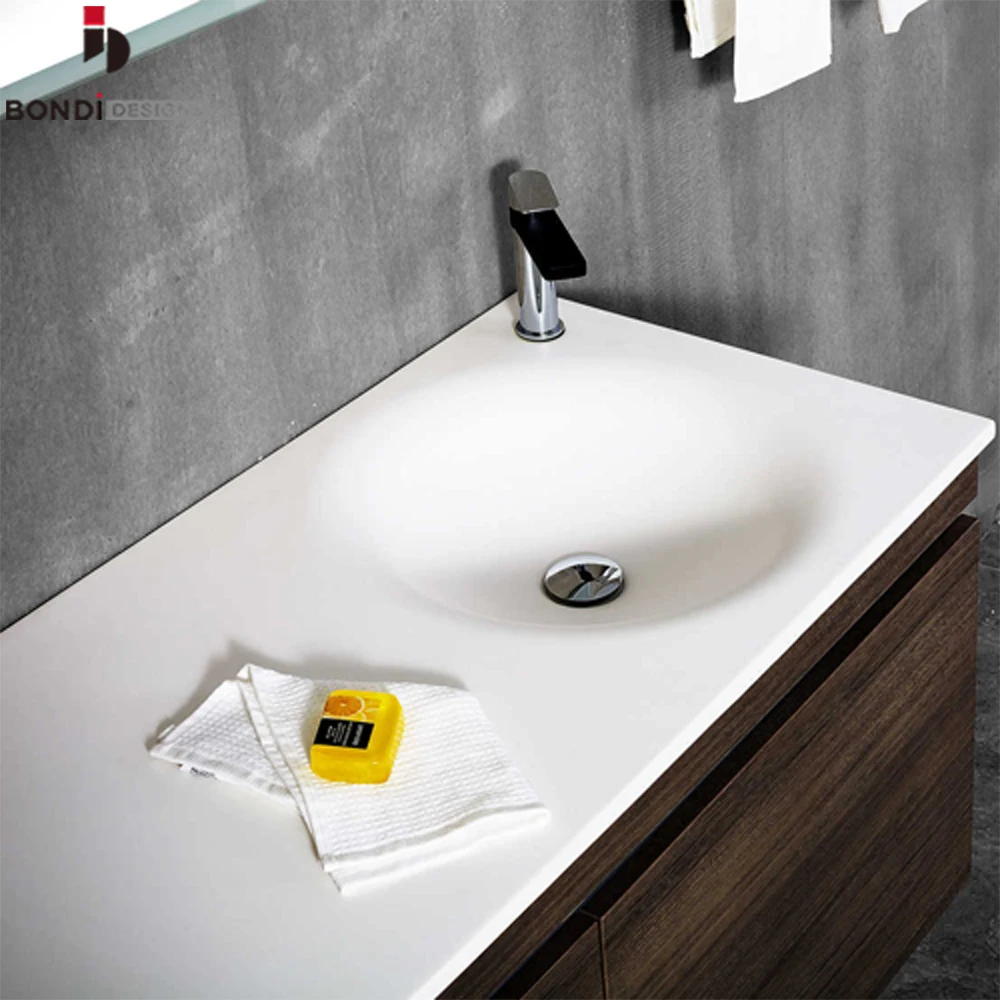 Home Wall Mounted Solid Wood Bathroom Cabinet Bathroom Vanity