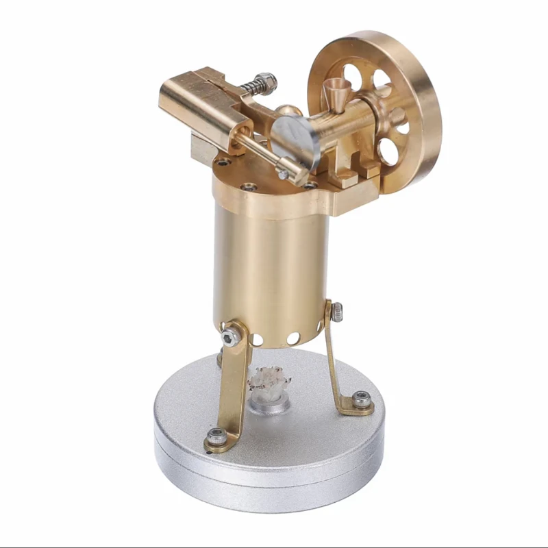 

Metal Vertical Single Cylinder Engine Miniature Retro Boiler Steam Engine Science Toy