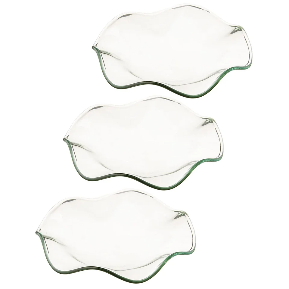 Dancepandas Ciotole di Ricambio per Lampada Profumata 2 Pezzi Ciotola in Vetro per Diffusore di Oli Essenziali Fusione di Cera Portacandele per la Decorazione 12 cm