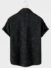 2021 Hot Sale 4 Halloween Pattern Digital Printing Loose Casual Large Button Short Sleeve Cardigan Men's Shirt 2