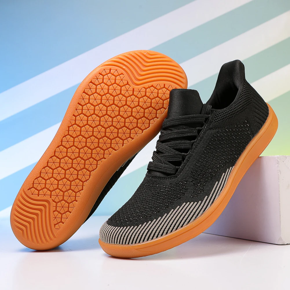 Minimalist Barefoot Shoes Breathable Wide Toe Cross Trainer Hands Free Slip On Running Shoes Casual Mesh Sneakers for Men Women 2