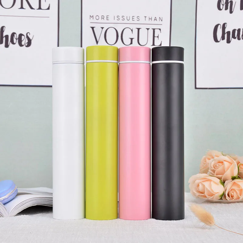 Thermos Beker Roestvrij Staal Water Fles Slanke Ontwerp Thermos Mok