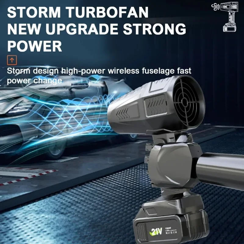 Xiaomi Air Thrust Brushless Turbo Jet Fan Powerful Air Blower Handheld Violent Fan Jet Blower Car Wash Snow Removal Air Dryer 3