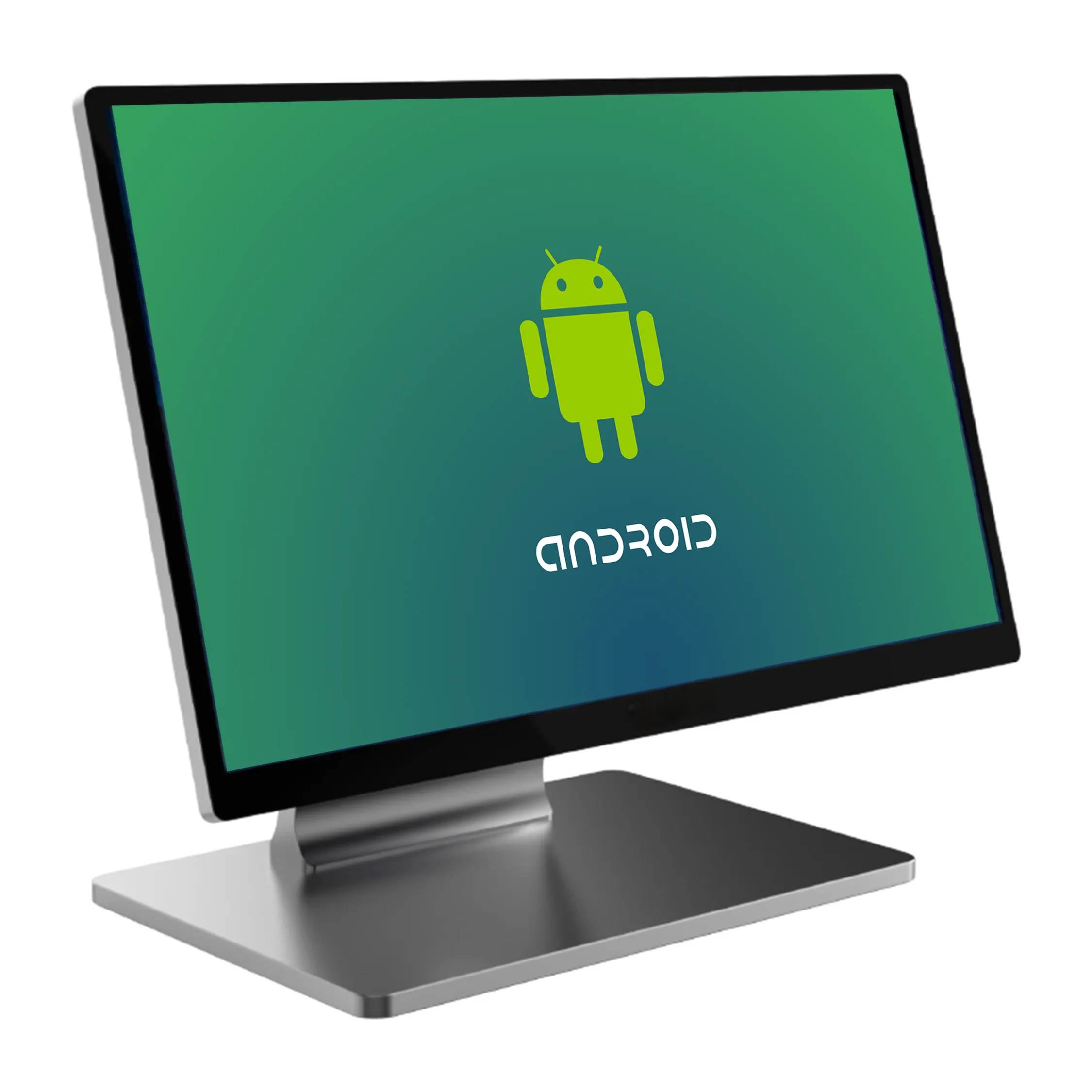 JEESTON 슬림 15.6 인치 안드로이드 13 금전 등록기 8 코어 CPU 4G 32G POS 터미널 알루미늄 쉘 1920*1080P 터치 스크린 ECR