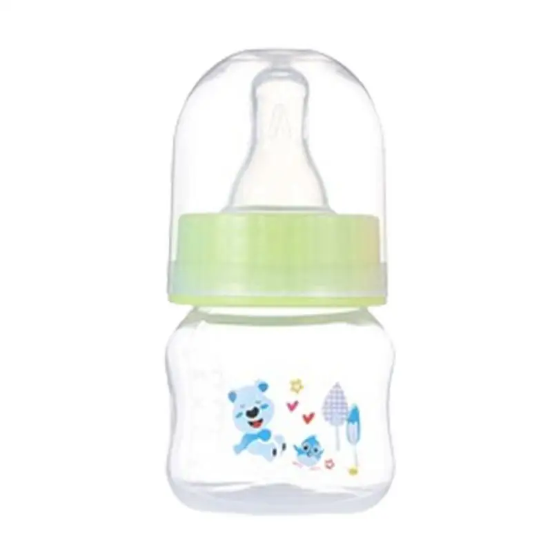 

Newborn Baby Bottles Small Baby Bottles For Breast Milk 50ml Milk Dispenser With Breast-Like Nipple Baby Feeding Bottle Portable