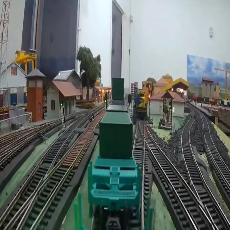1/87 모형 기차 트랙 HO 게이지 철도 트랙 직선 곡선 스위치 트랙 디오라마 모래 테이블 DIY 풍경 레이아웃용