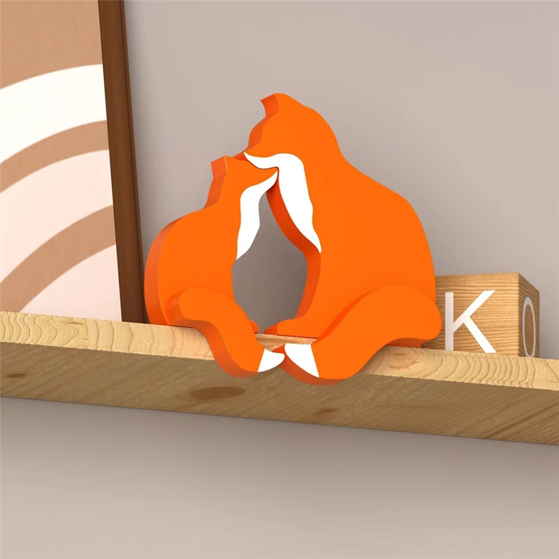 Wooden Animal Ornaments For Door Frames, Wooden Animal Decorations For Bedroom, Living Room, Shelf Decor-AC82