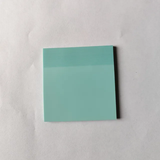 50Page Transparent Sticky Notes Student Waterproof Message Memo Pad Creative Stationery Office School Supplies Color Notebook cyan