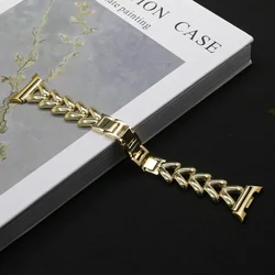Elegant Stainless Steel Bracelet for Women - Premium Watch Band Replacement (Gold)