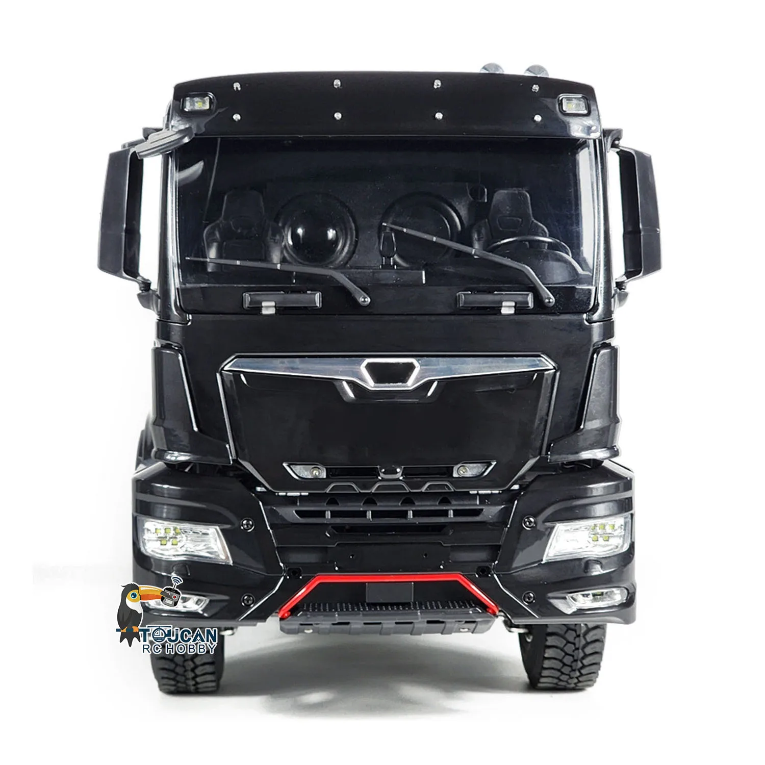 Toys 1/14 6x6 Hydraulic RC Dumper Trucks Radio Control Finished Tipper Car Metal Cabin Lights Sound System Vehicle Model for Boy 5