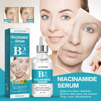 Nicotinamide Siero antirughe Collagene Lifting Rassodante Linee sottili Riparazione Viso Essenza Liscio Cura della pelle del viso Siero antietà