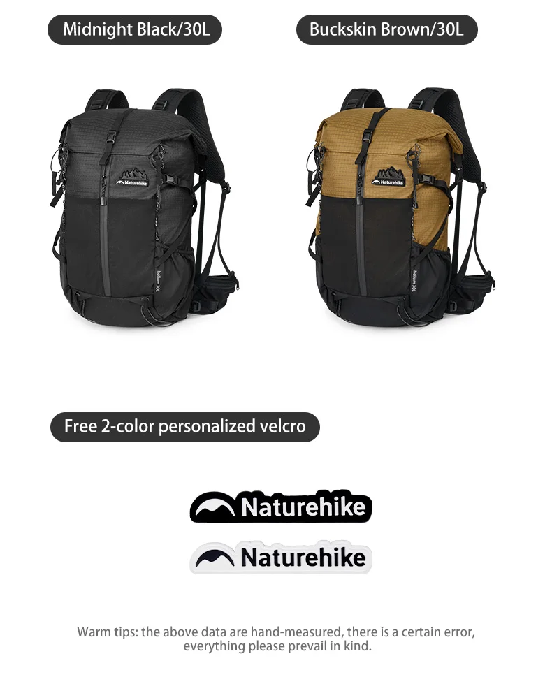 Naturehike He Series Rucksack Trekking 30L+5L Großer Elastischer Kapazitätsrucksack für Reisen, Bergsteigen, Camping und 1-Tages-Ausflüge – Detail 23