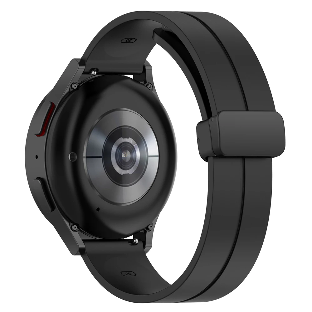 Universal Magnetic Silicone Smartwatch Strap - Sleek and Versatile Design