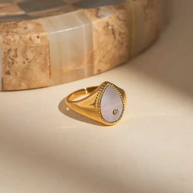 Bagues en acier inoxydable pour femmes et filles, 3 couleurs, esthétique, tendance, bijoux de mariage d'été, 2024