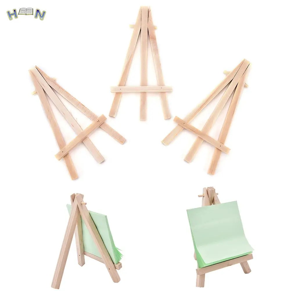 

Wooden Mini Artist Easel Wood Wedding Table Card Stand Display Holder For Party Decoration 12.5*7cm