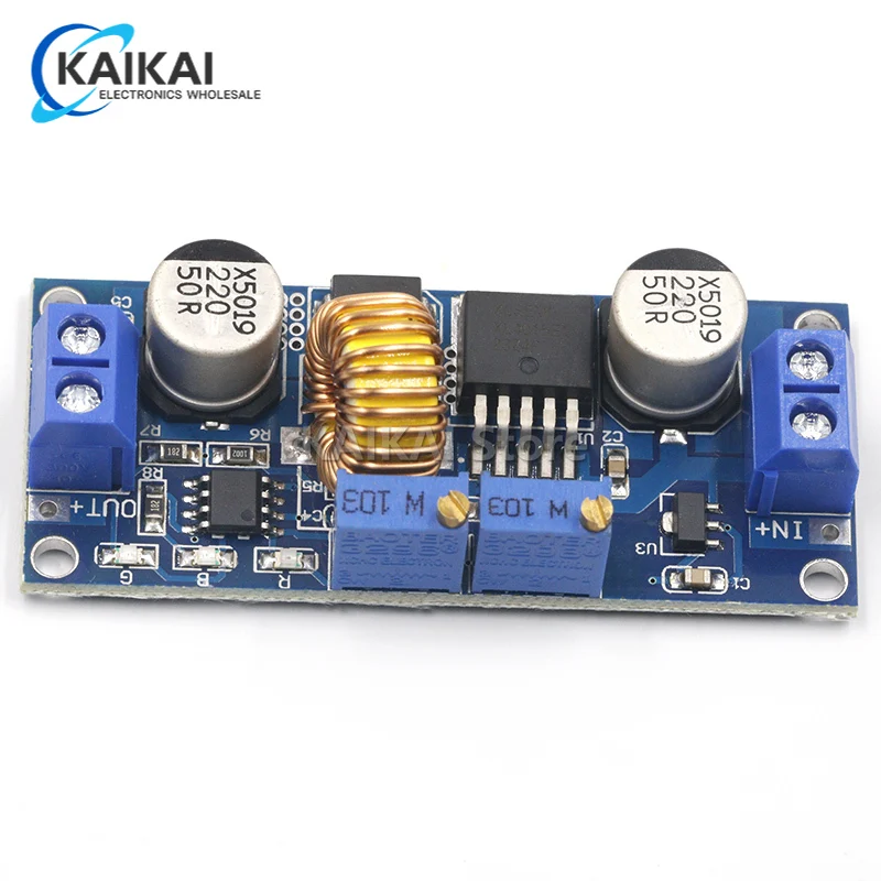 Blue 5A DC to DC CC CV Lithium Battery Step down Charging Board Led Power Converter Lithium Charger Step Down Module XL4015 B