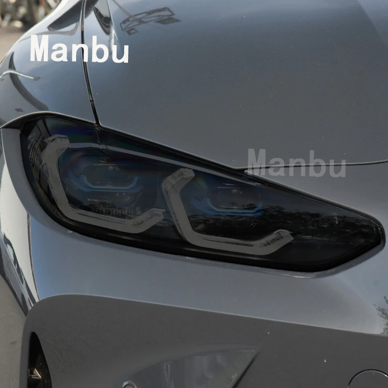 

Прозрачная Черная защитная пленка из ТПУ для автомобильных фар BMW M3 2021