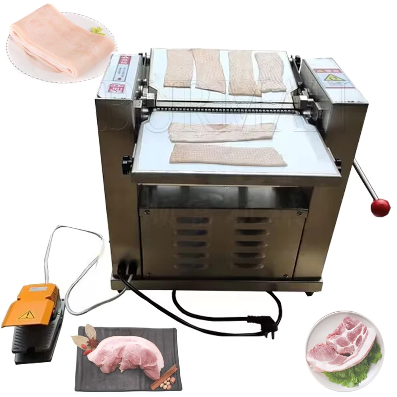 

Automatic Stainless Steel Meat Peeling Machine Beef Skinning Machine 0.6-6MM Adjustable Thickness