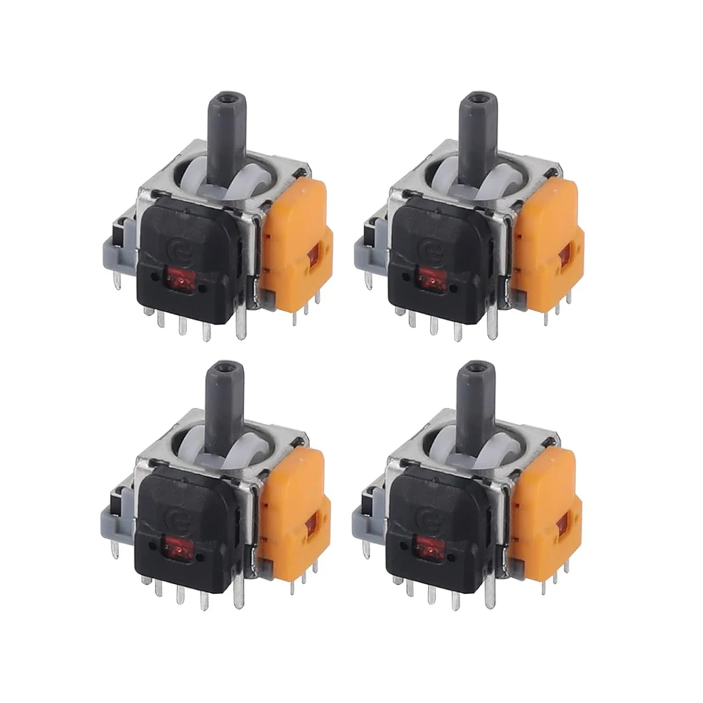 Enhanced Joystick Sensor Pack: 4-Pack Hall Effect 3D Analog Joysticks
