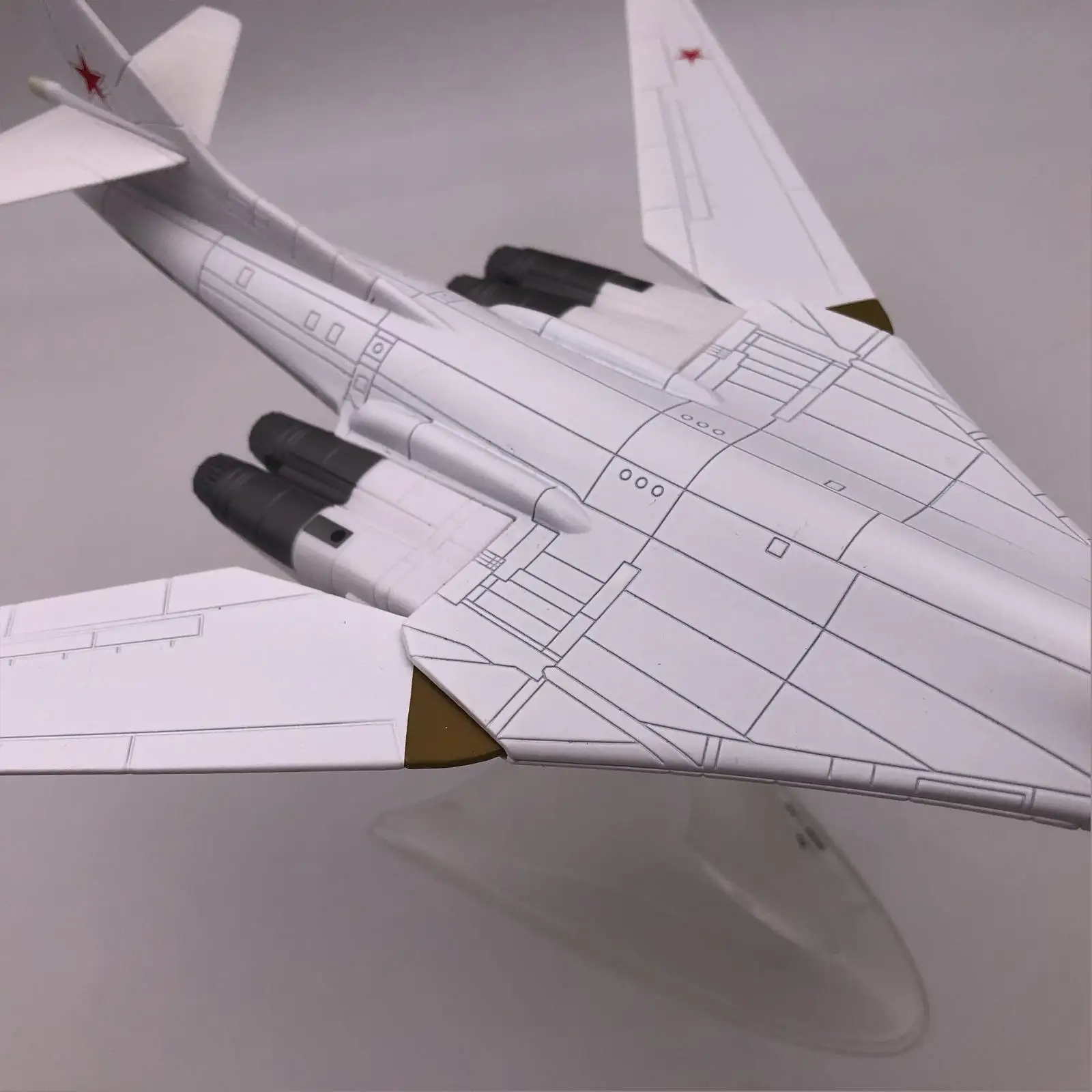 Metal 3D Fighter Model Plain Display Table Collectible Gift 1/200 Planes