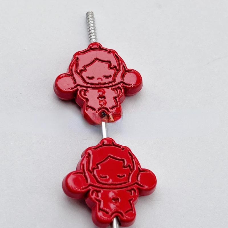 

Подвеска из металлического сплава с бусинами черепа панды для изготовления ручки SP косплей для самостоятельного изготовления Брелока Для Ключей ожерелье детской модели оптовая продажа персонализированный подарок