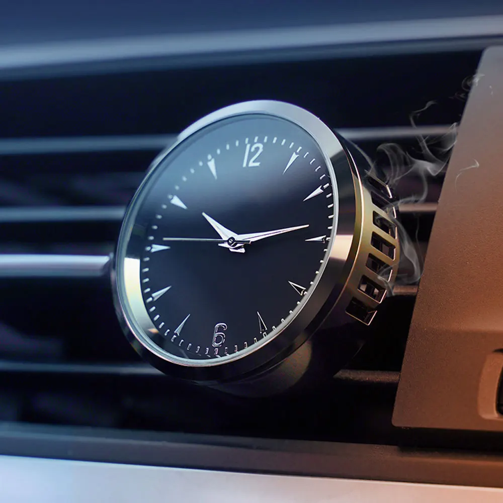 

Clock Car Air Freshener Luxury Air Vent Fragrance Silica Get Clip Flavoring Car Interior Accessory Perfume Diffuse Solid Perfume