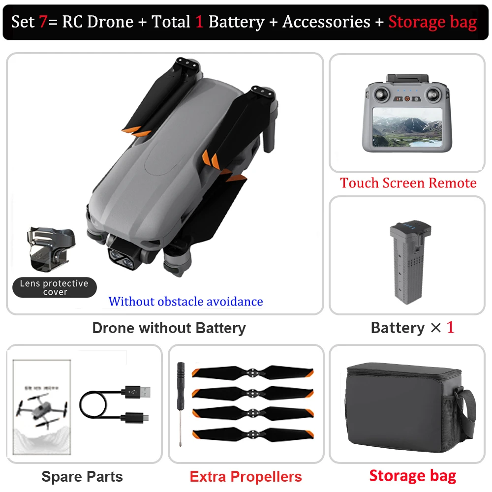 ホビーラジコン 4K Drone Global Drone 193 Max - Ultimate GPS Drone with 3-Axis Gimbal