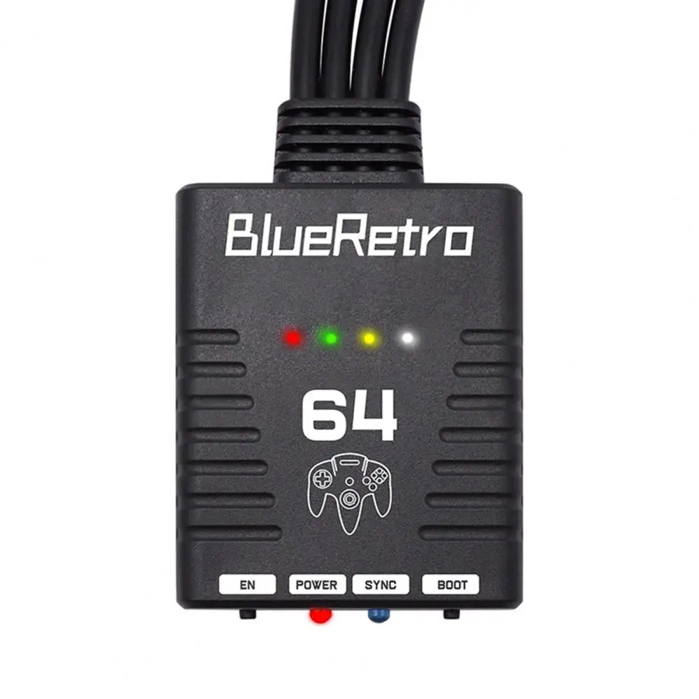 

Wireless Controller Adapter Professional Sensitive Portable Bluetooth-compatible Support 4 Players Wireless Handle Converter