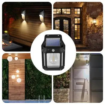 Motion Sensor Outdoor Light IP65 Waterproof LED Security Light Patio Light With 3 Lighting Modes And Motion Sensor Solar Garden 5