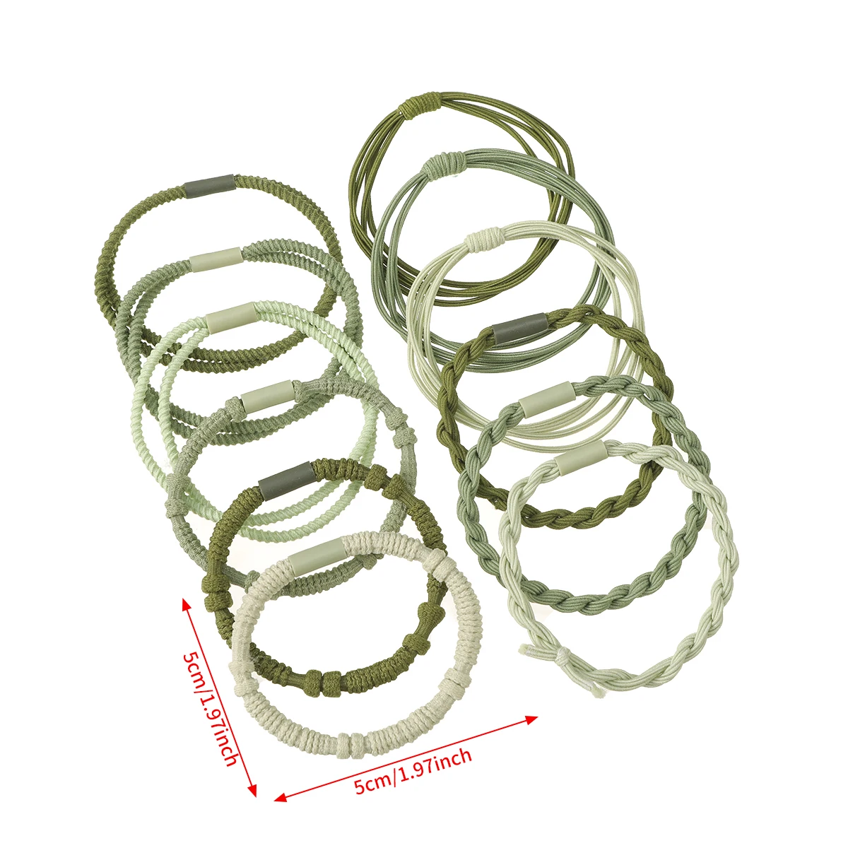 New Hair Ties Elastic Rubber Bands for Women Ponytail Hair Rubber Bands Ponytail Scrunchies Hair Accessories for Women Headwear