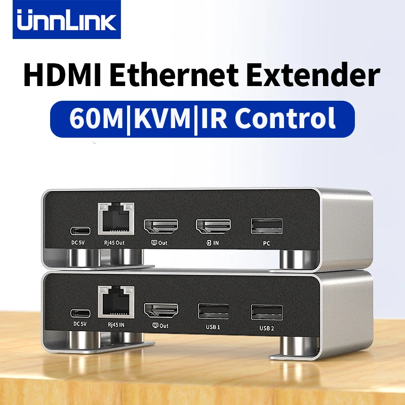 DriverGenius NT50 USB 2.0 Ethernet Extender Over Cat5e/Cat6/CAT7 - U