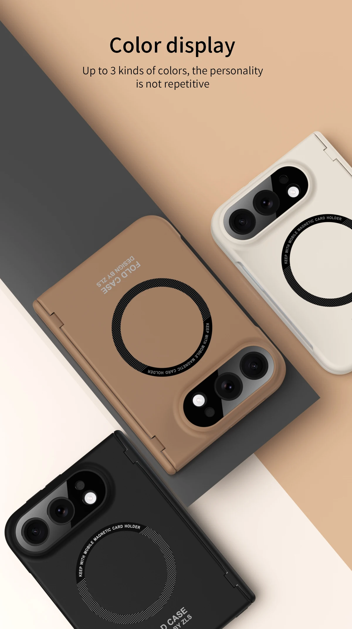 Premium Magnetic Phone Case with Built‑in Stylus Slot and Front Tempered Film