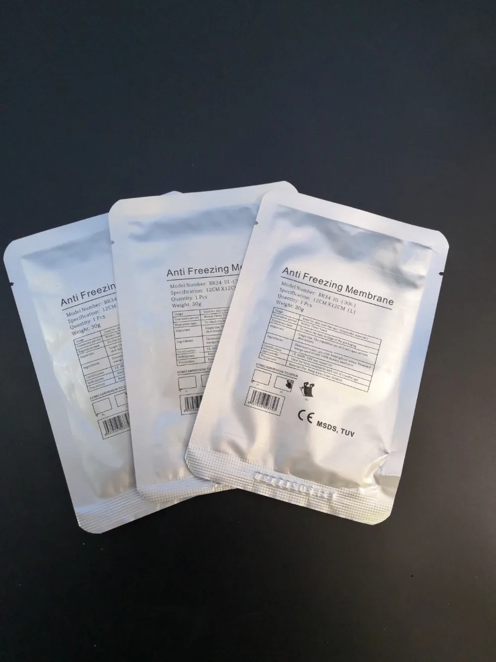 Hot Sale !!!! 10pcs Antifreeze Membrane Antifreezing Anti-freezing Pad for Cryo Therapy 34*42cm 28x28cm for Salon Use