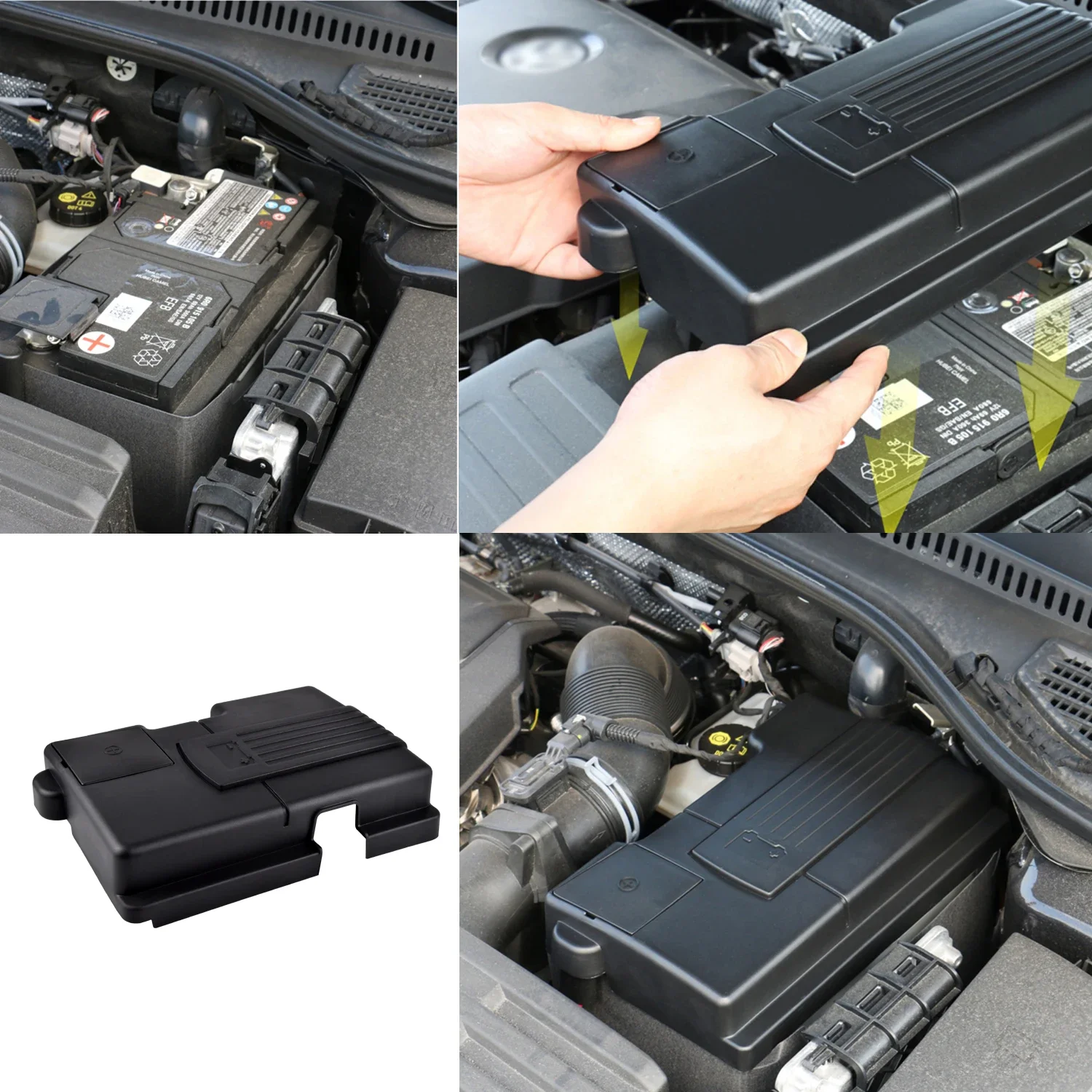 Motor batterie Staubs chutz negative Elektrode wasserdichte Schutzhülle für Skoda Kodiaq Octavia 5e A7 VW Tiguan L - 2019