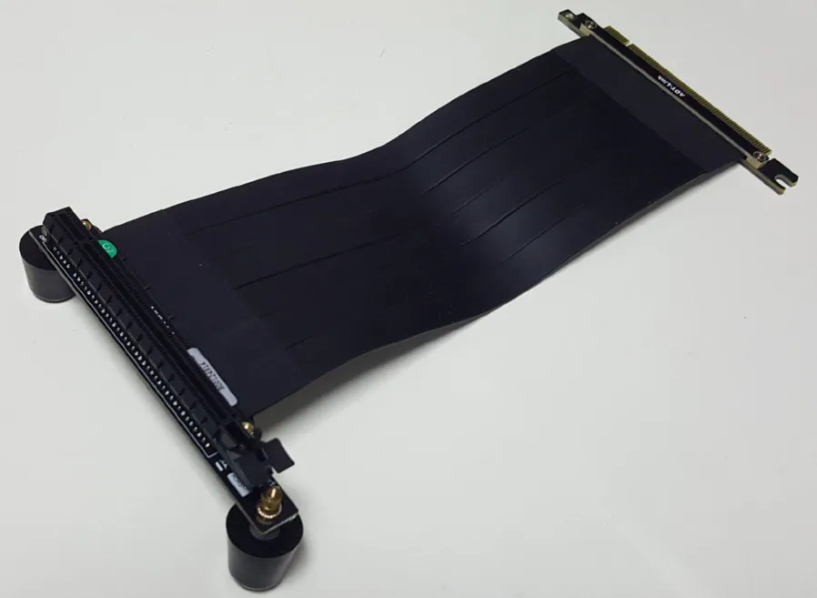 Nova Placa Gráfica Pcie 3.0x16 Riser Cabo Gen3.0 16x Cabo de Extensão do Jogo para o Case do tt Atx de Antecec Coolmaster Msi Phanteks 2022 Cabos de computador e conectores - Imagem 4