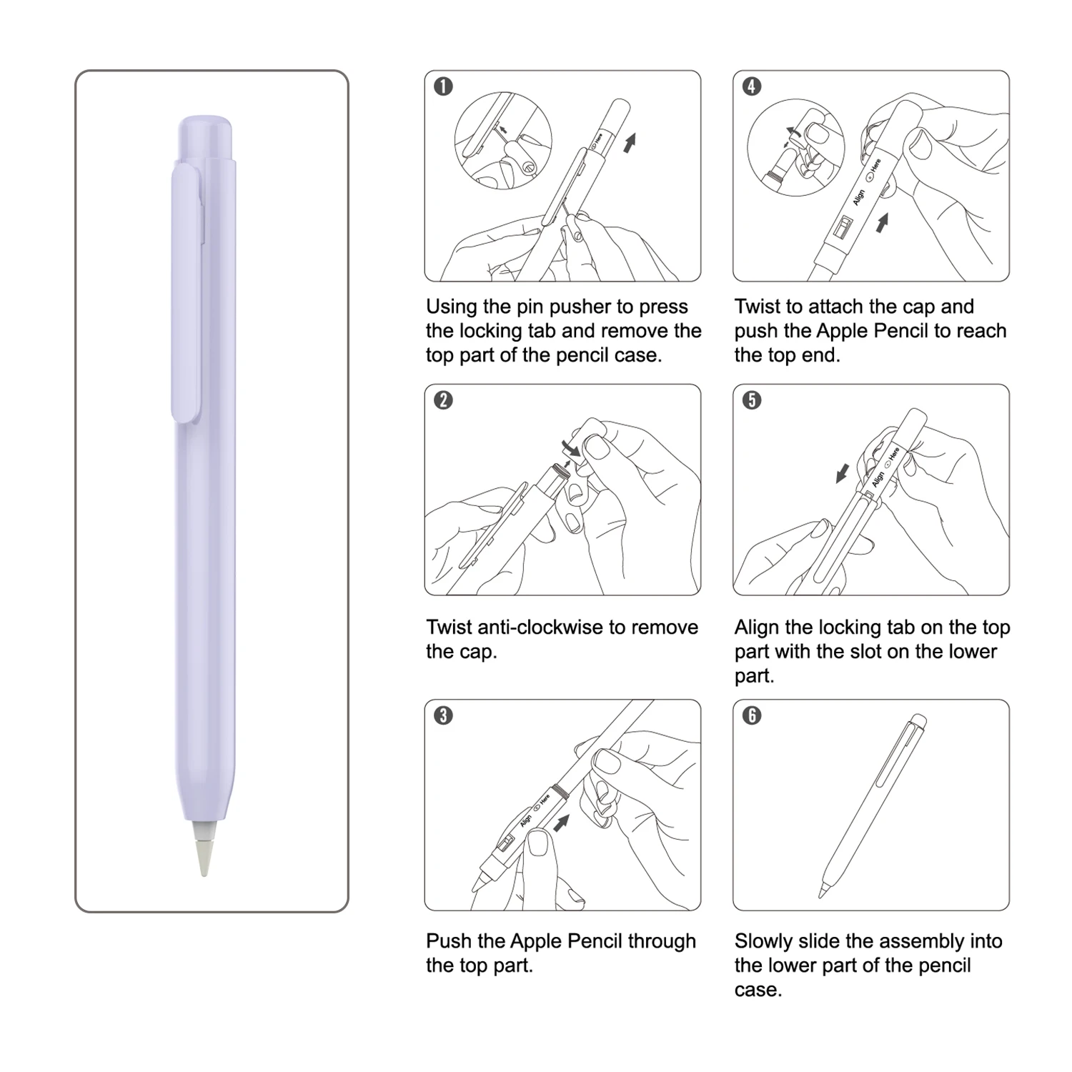 para Lápis de Maçã Case para Ipad Tablet Caneta de Toque Stylus Capa Protetora Capa Lápis Cases de Suporte - Imagem 6