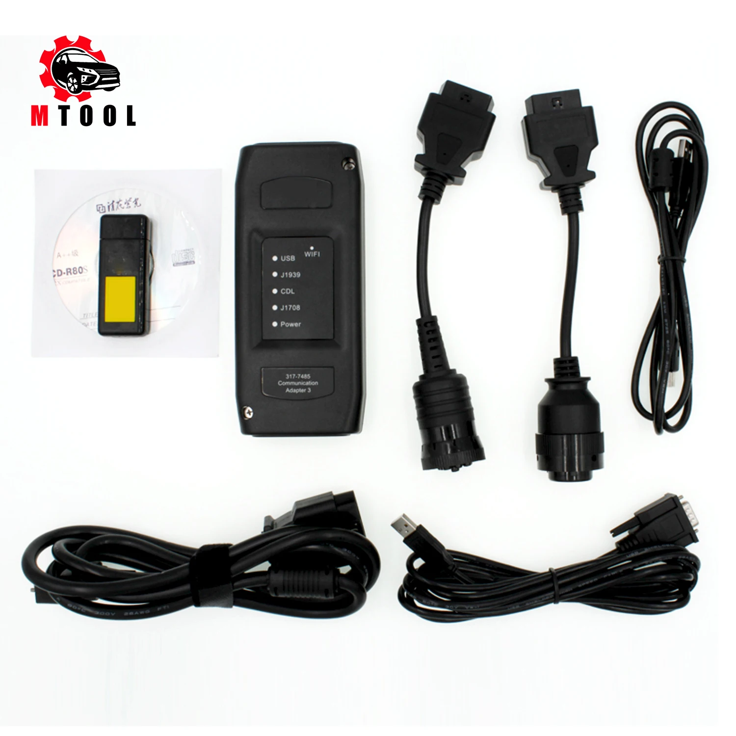 Wireless Adapter III Truck Diagnostic Tool CAT3 Communication J1939 Support WIFI Connection Heavy Duty Scanner CAT ET3