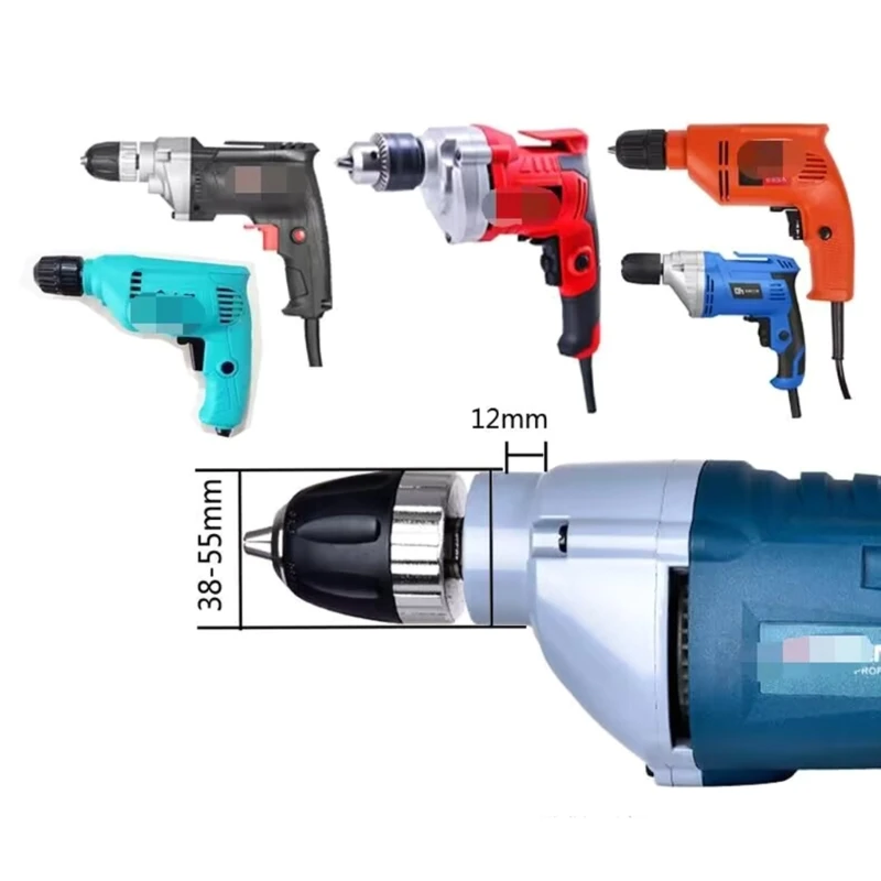 

X7YF Versatile Square Hole Drill Bit Adapter for Table &Hand Drills Easy to Install