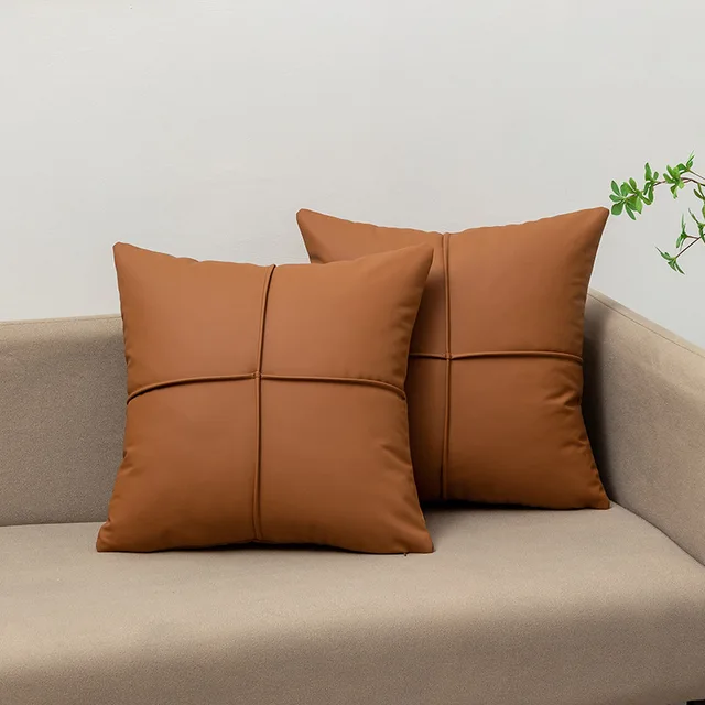 Waterproof Faux Leather Cushion 3