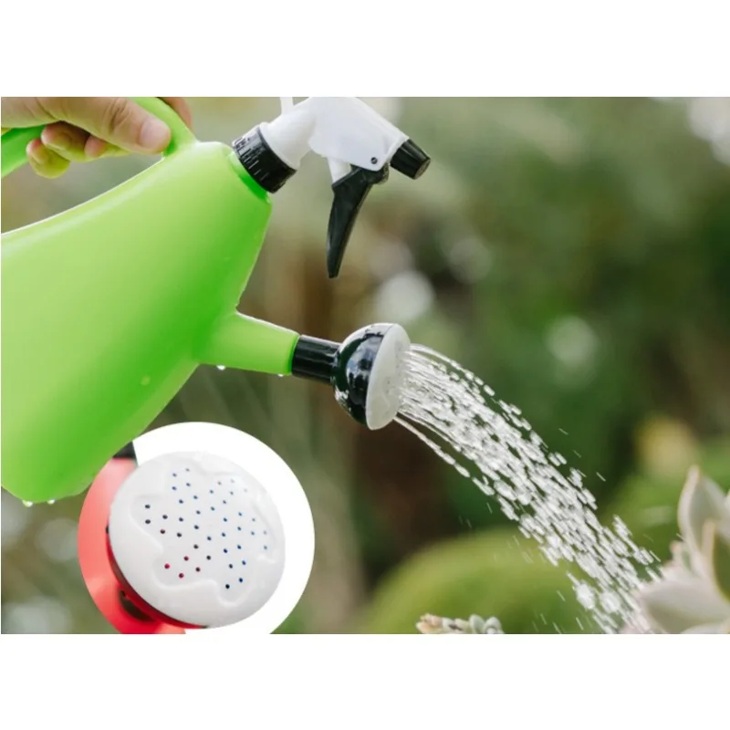 1.5 litre dual-purpose watering can for flowers Watering can Green hand pressure sprayer Garden large water sprayer