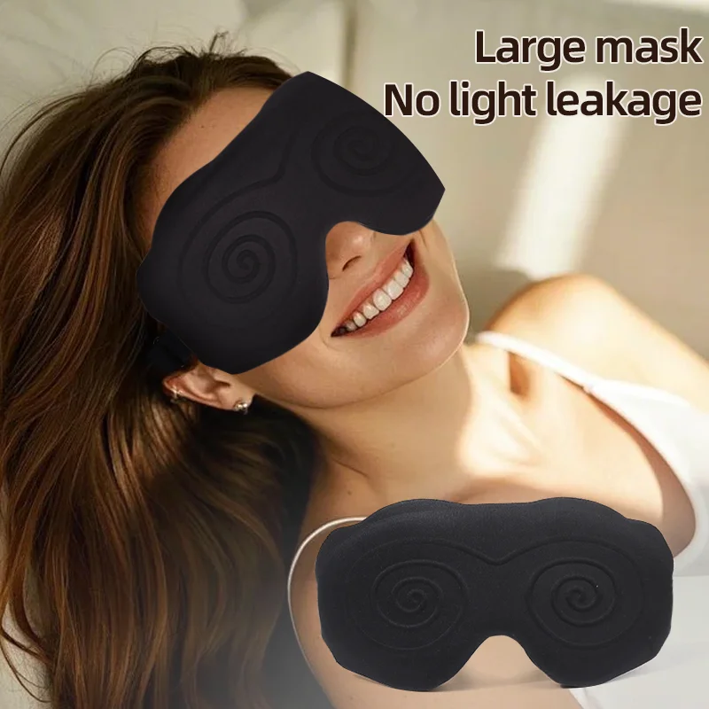 Ultra-Comfort Light-Blocking 3D Sleep Mask - Soft Padded Eye Shade Blindfold