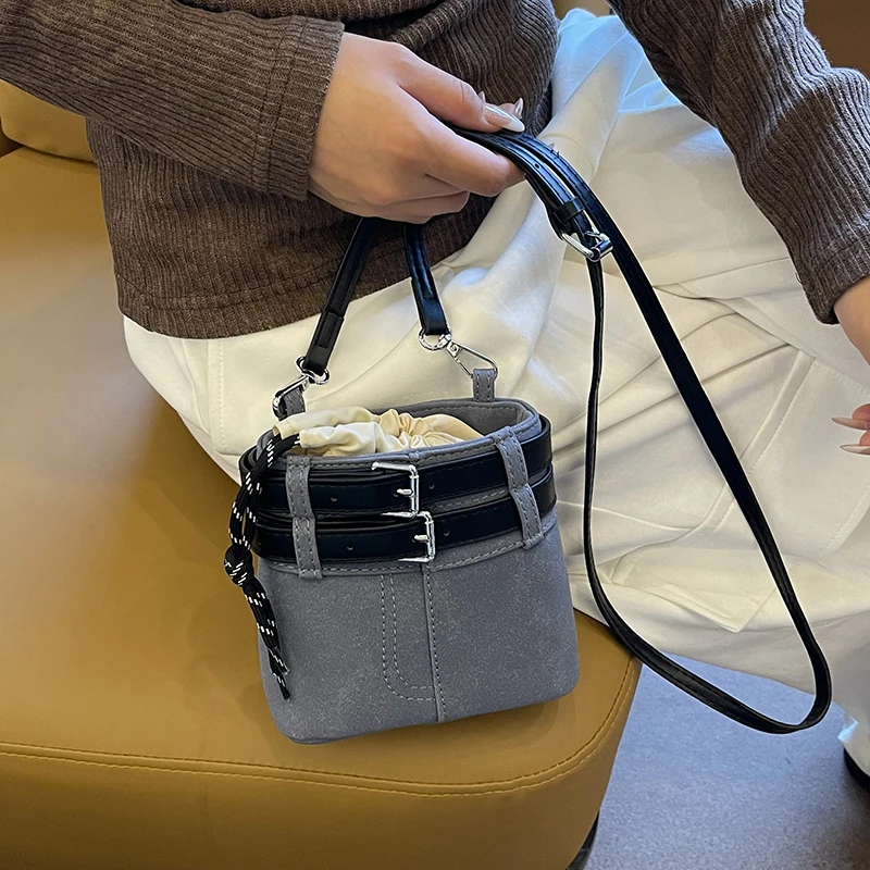 Suede Crossbody Bag for Women Funny Mini Shoulder Bags Female Causal Messenger Bag for Girls Kawaii Trendy Handbag Purse Clutch