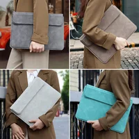 PU Leather Laptop Sleeve Bag For Macbook Air Pro 13 15 16 Case Notebook Cover For 13.3 14 15 15.6 inch Redmi Huawei Dell HP ASUS - Image 6