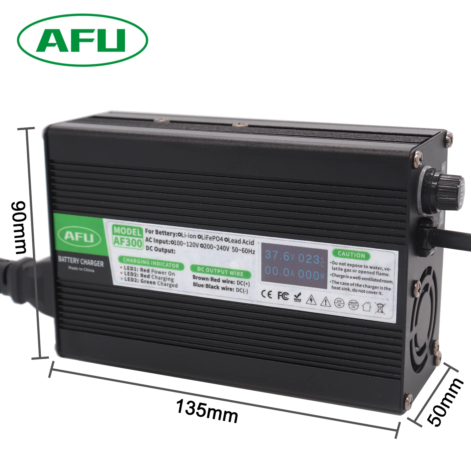 OLED 디스플레이를 가진 27.6V 납산 AGM 젤 VRLA opvz 충전기를 위한 24V 8A 납산 건전지 Usd